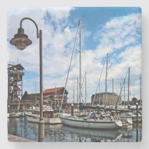 Porta-copo De Pedra Baltimore MD - Marina Perto dos Fells Point