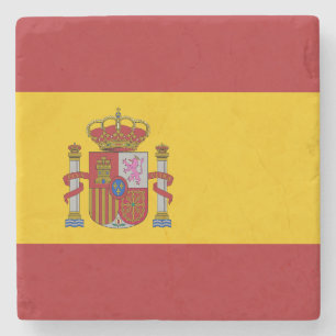 Porta-copo De Pedra Bandeira da Espanha