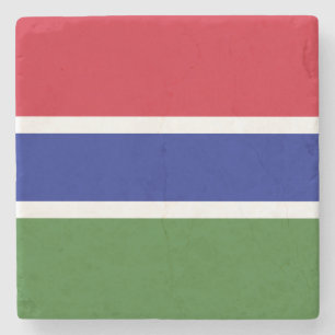 Porta-copo De Pedra Bandeira da Gâmbia