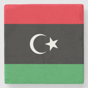 Porta-copo De Pedra Bandeira da Líbia