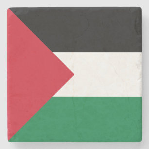 Porta-copo De Pedra Bandeira da Palestina