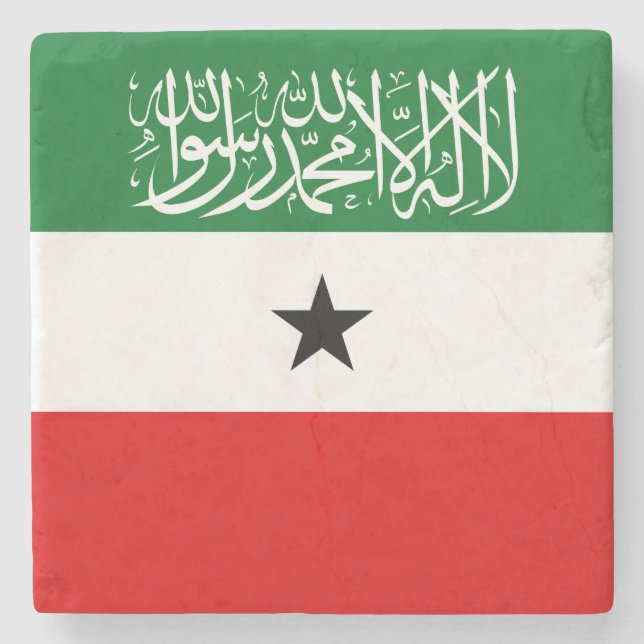Porta-copo De Pedra Bandeira da Somalilândia (Frente)