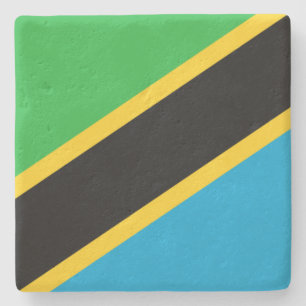 Porta-copo De Pedra Bandeira da Tanzânia