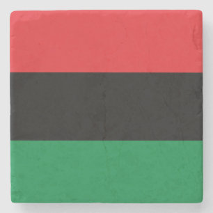 Porta-copo De Pedra Bandeira da UNIA Pan-Africana