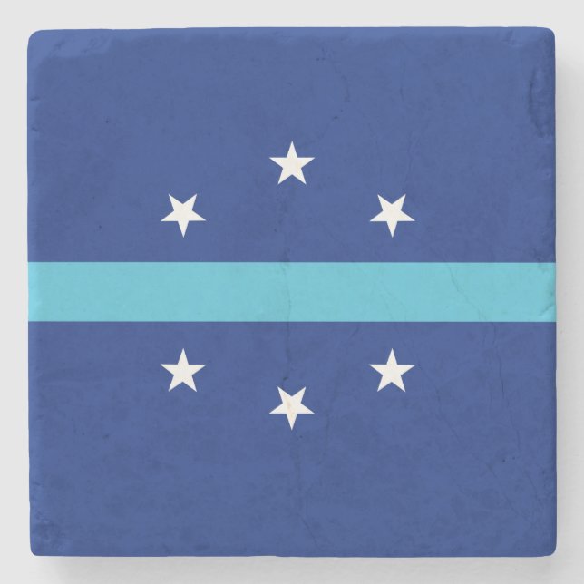 Porta-copo De Pedra Bandeira de Anaheim (Califórnia, EUA) (Frente)