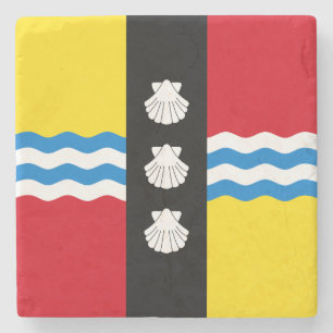 Porta-copo De Pedra Bandeira de Bedfordshire (Condado de England, Rein