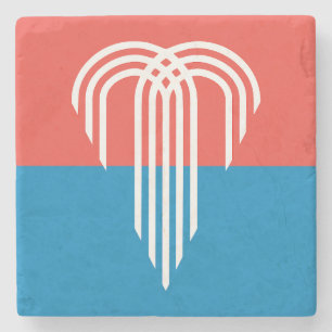 Porta-copo De Pedra Bandeira de Kansas City (Missouri)