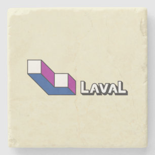 Porta-copo De Pedra Bandeira de Laval (Quebec, Canadá)