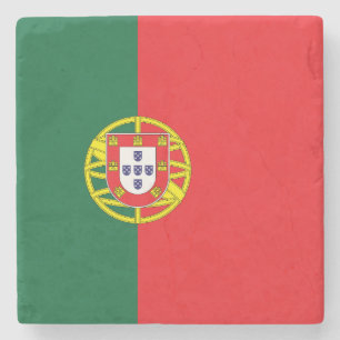 Porta-copo De Pedra Bandeira de Portugal