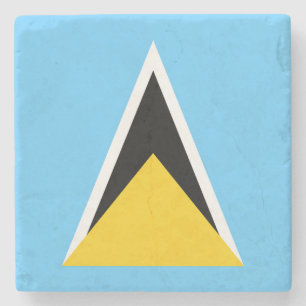 Porta-copo De Pedra Bandeira de Santa Lúcia