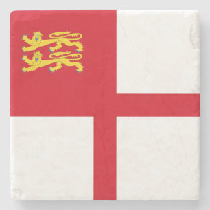 Porta-copo De Pedra Bandeira de Sark