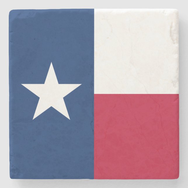 Porta-copo De Pedra Bandeira do Estado do Texas (Frente)