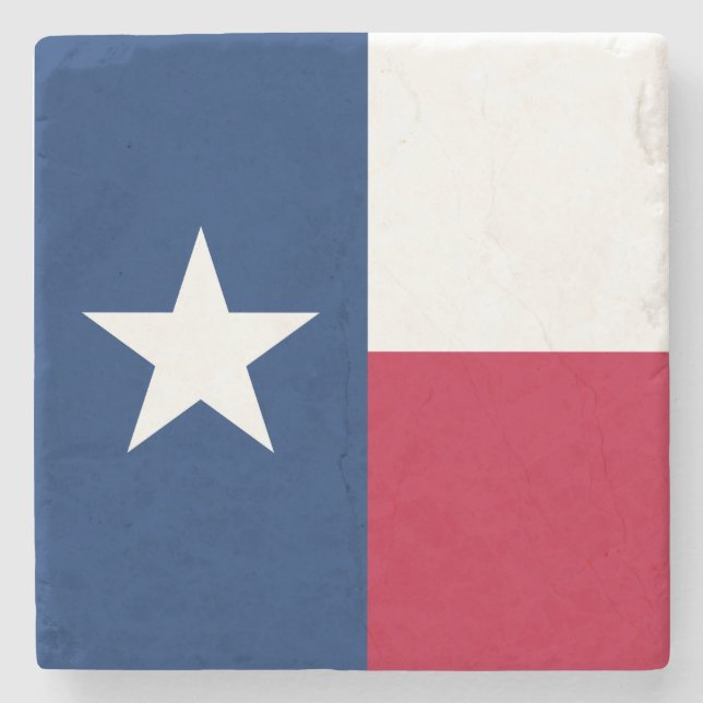 Porta-copo De Pedra Bandeira do Estado Texano (Texas) (Frente)