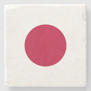 Porta-copo De Pedra Bandeira do Japão