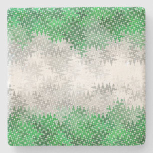 Porta-copo De Pedra Bandeira do Orgulho Abstrato Cinza Cinzento-românt