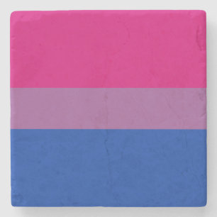 Porta-copo De Pedra Bandeira do Orgulho Bissexual