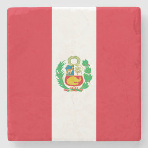 Porta-copo De Pedra Bandeira do Peru