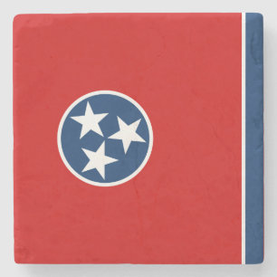 Porta-copo De Pedra Bandeira do Tennessee