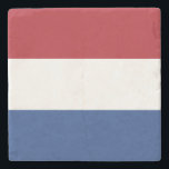 Porta-copo De Pedra Bandeira dos Países Baixos<br><div class="desc">Bandeira patriótica dos Países Baixos.</div>