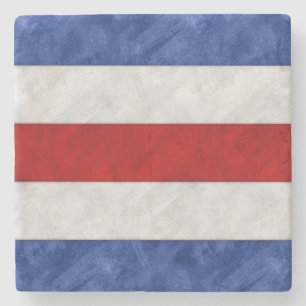 Porta-copo De Pedra Bandeira marítima do sinal náutico da aguarela d