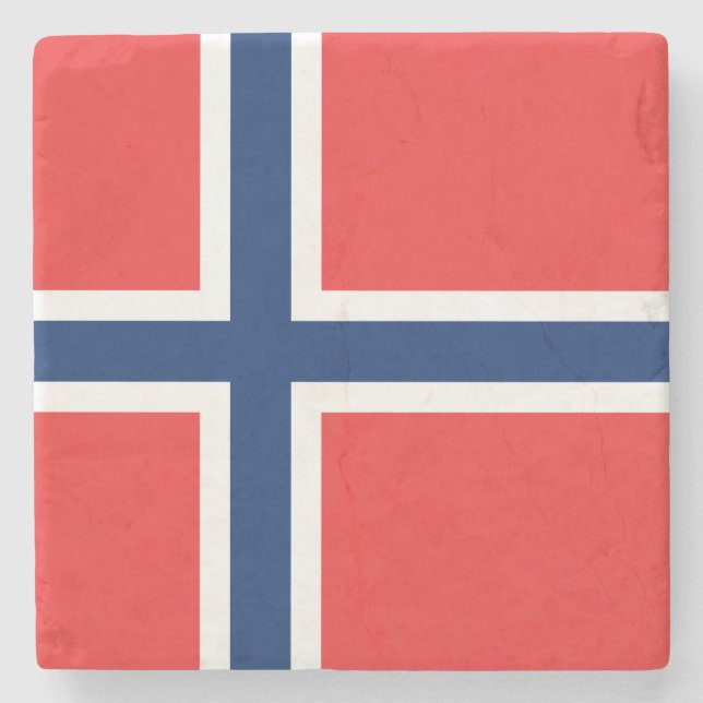 Porta-copo De Pedra Bandeira norueguesa (Noruega) (Frente)