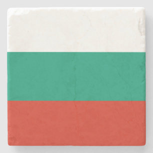 Porta-copo De Pedra Bandeira Patriótica Búlgara