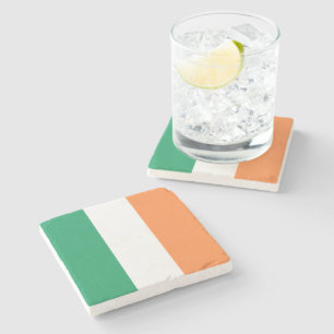 Porta-copo De Pedra Bandeira tricolor irlandesa patriótica moderna