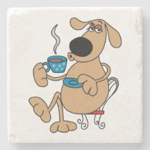 Bandeja de Pedra Mármore para Café Cachorro