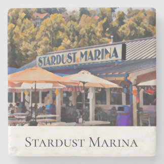 Porta-copo De Pedra Bandeja de Pedra Stardust Marina