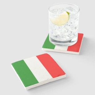 Porta-copo De Pedra Bandiera d'Italia Tricolore, Bandeira italiana