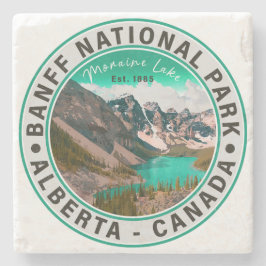 Porta-copo De Pedra Banff National Park Moraine Lake Alberta Canadá