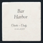 Porta-copo De Pedra Bar Harbour festa de solteira bridges casamento<br><div class="desc">Design</div>