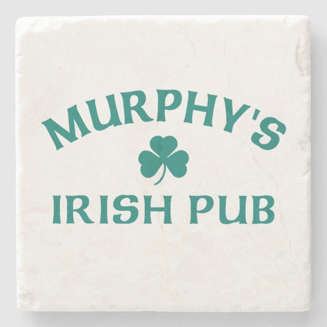 Porta-copo De Pedra Bar Irlandês Murphy's (Frente)