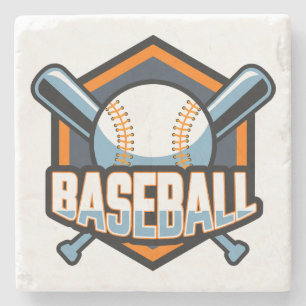Porta-copo De Pedra Baseball de cor personalizado
