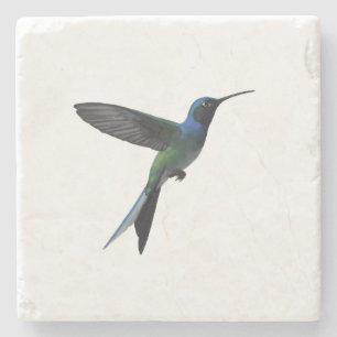 Porta-copo De Pedra Beija-flor Minimalista