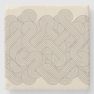 Porta-copo De Pedra Beira abstrata