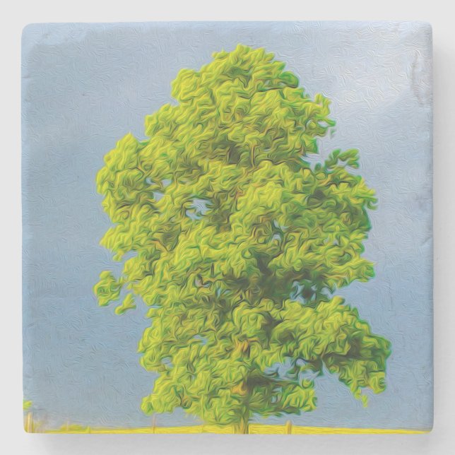 Porta-copo De Pedra Beleza na Tempestade (Frente)