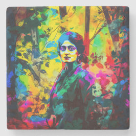 Porta-copo De Pedra Beleza vibrante