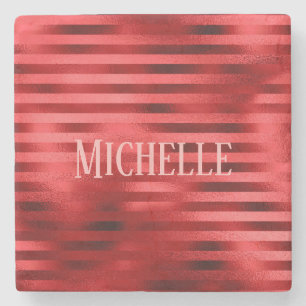 Porta-copo De Pedra Belo burgundy