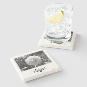 Porta-copo De Pedra Belo Daffodil Branco