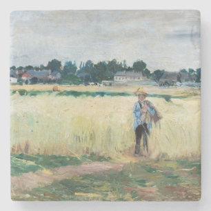 Porta-copo De Pedra Berthe Morisot - No campo de rodas em Gennevillier