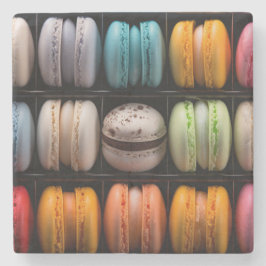 Porta-copo De Pedra Betoverende Macarons in heerlijke felle Kleuren