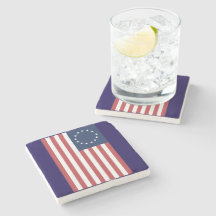 Betsy Ross Flag Design Stone Porta copos