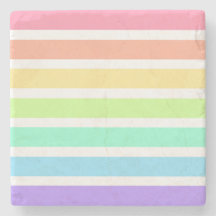 Bibblegum arco-íris e listras brancas