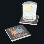 Porta-copo De Pedra Big Fan Of Human Rights<br><div class="desc">Big Fan Of Human Rights</div>