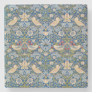 Porta-copo De Pedra Bird Art Nouveau Design