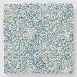 Porta-copo De Pedra Blue Marigolds (por William Morris)