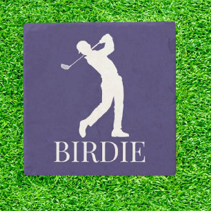 Porta-copo De Pedra Blue Marinho Man BIRDIE