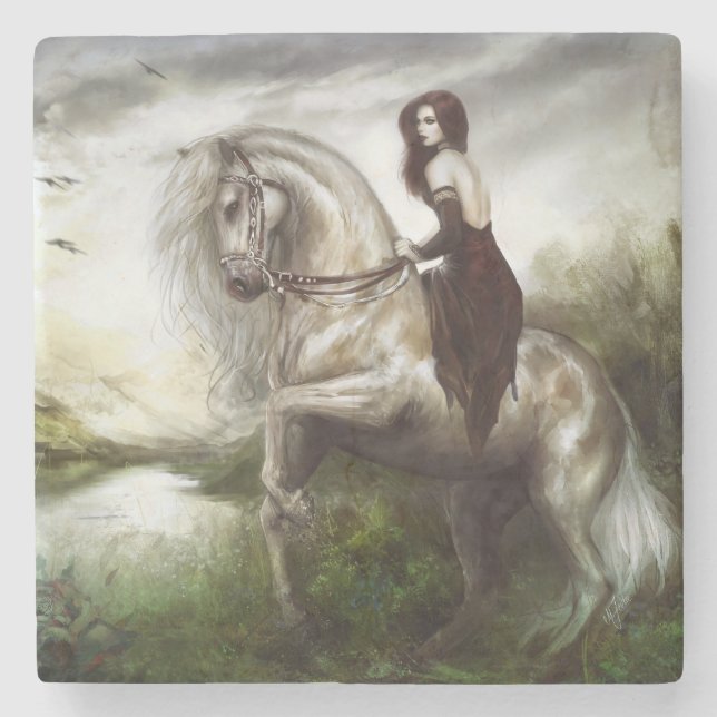 Porta-copo De Pedra Boa vinda da manhã (Frente)