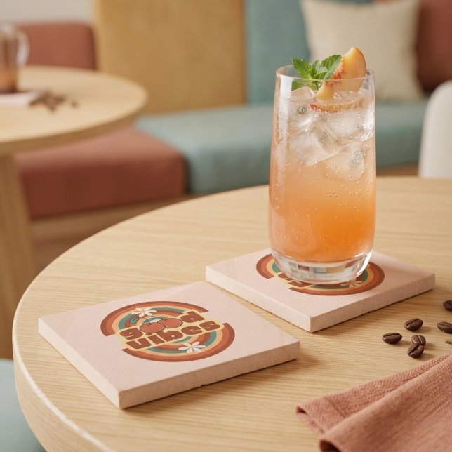 Porta-copo De Pedra Boas Vibrações (Criador carregado)